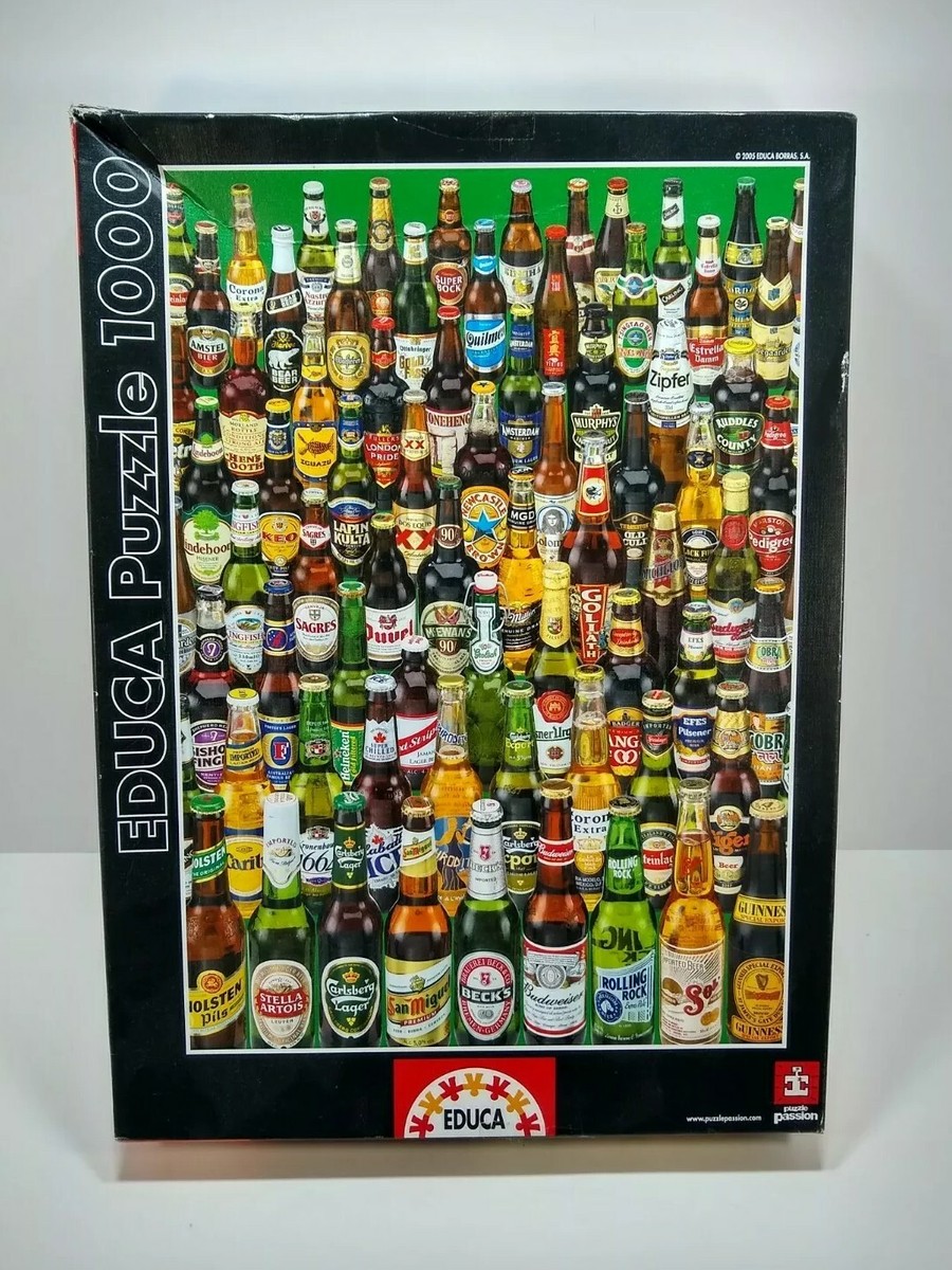 Puzzle Passion Educa Beers Cervezas 1000 Pieces Jigsaw Puzzle Beer