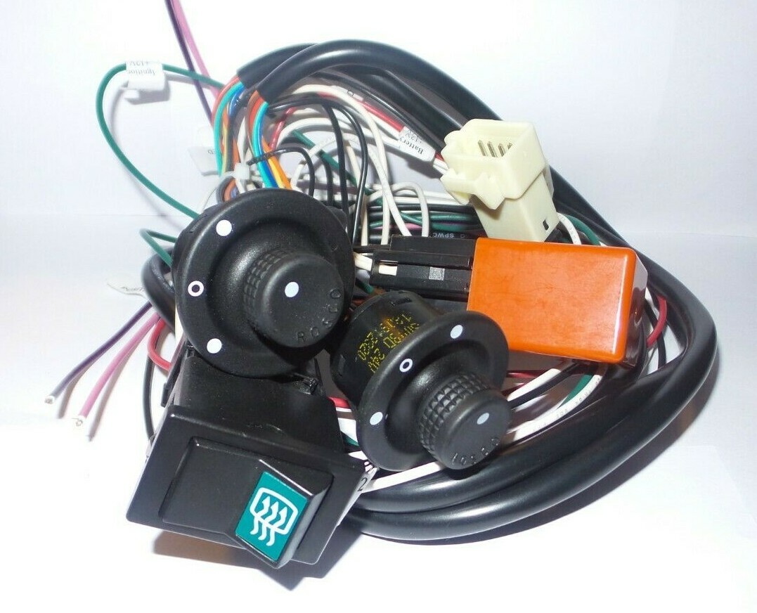 NEW OEM ROSCO MIRROR SWITCH & WIRE HARNESS HEAT CONTROL HAR5007A FORD