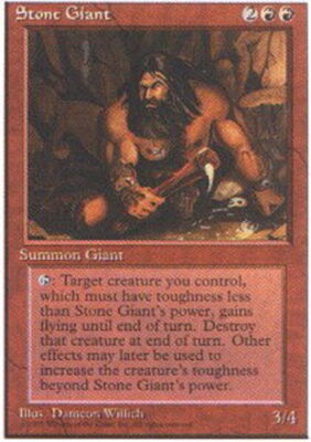 Stone Giant Light Play, English Magic the Gathering MTG 4th Edition