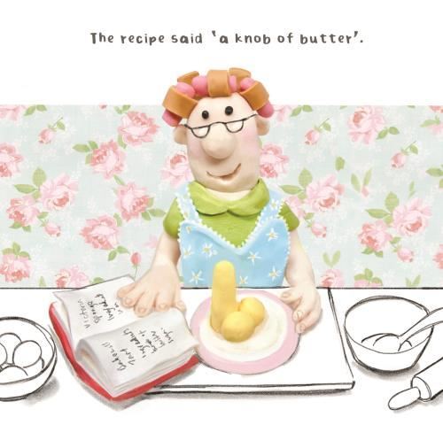 Birthday card ,Model Family, Butter, Happy Birthday card