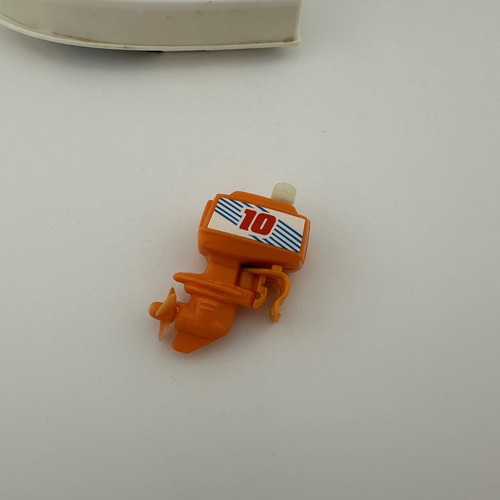 Vtg 1978 Playskool Tomy #10 Speed Boat w Motor Wind-Up Water Toy WORKS - Picture 16 of 20