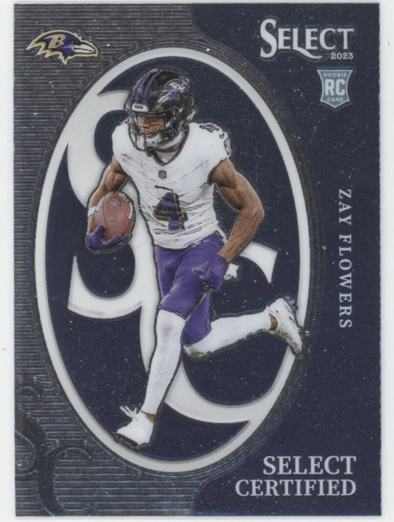 2023 Panini Select #CRO-ZFL Zay Flowers Select Certified Rookies