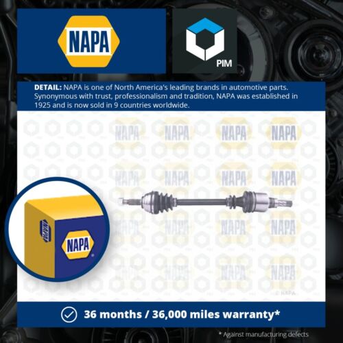 Drive Shaft Front Left NDS1525L NAPA Driveshaft 391010737R 7711135422 7711135423 - Picture 1 of 2