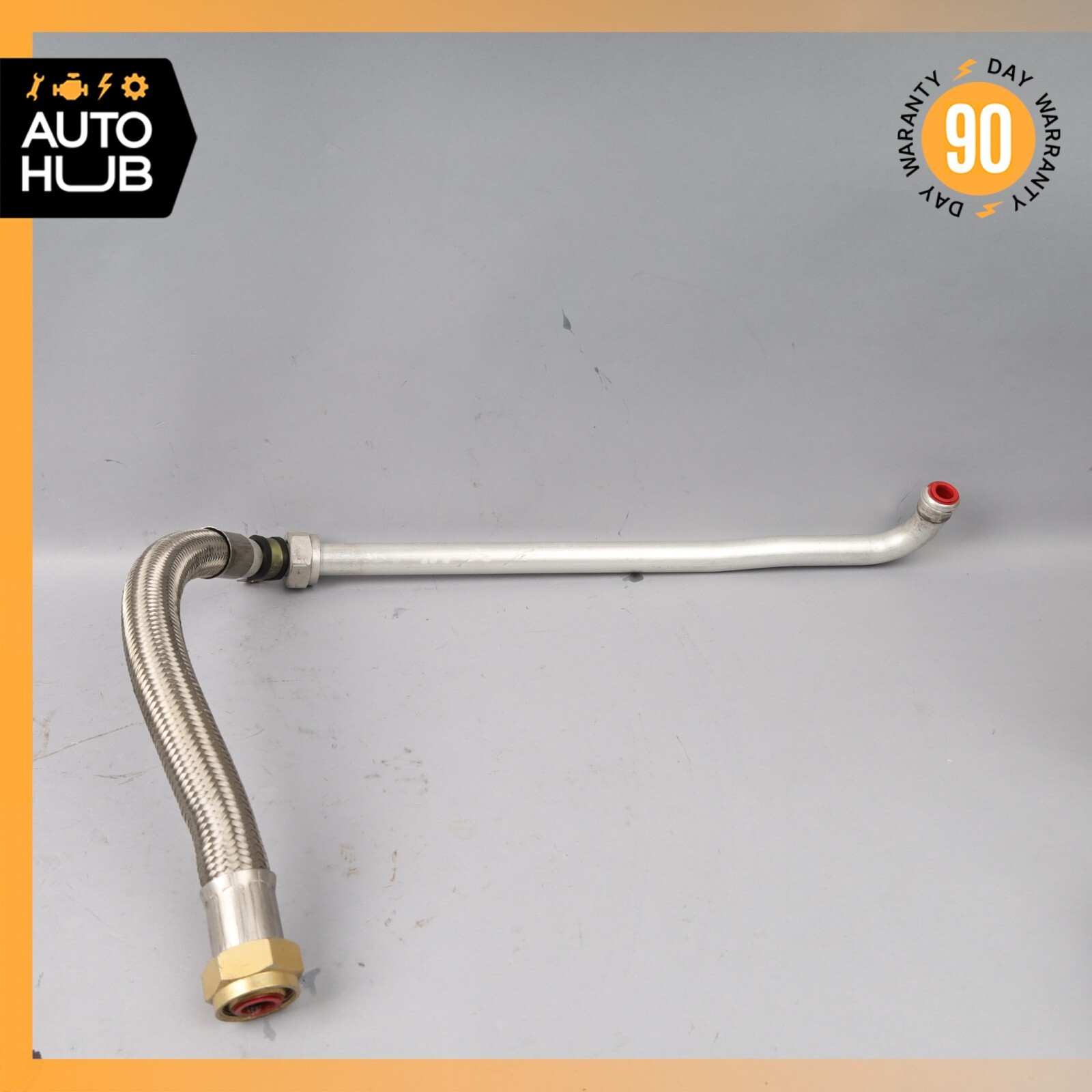 02-07 Maserati Spyder 4200 GT M138 Engine Heat Exchanger Oil Feed Line OEM 61k
