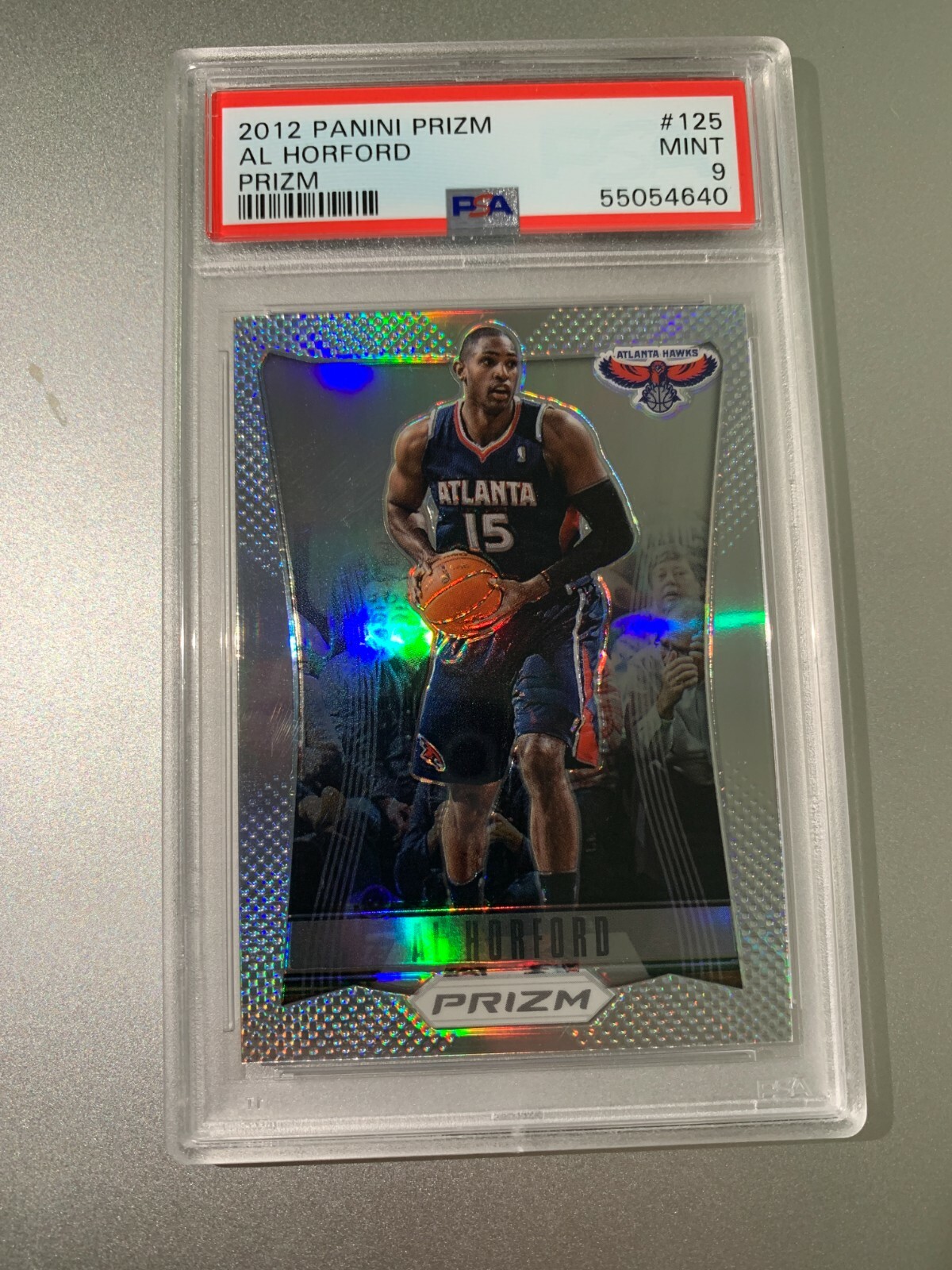 2012-13 AL HORFORD Prizm Silver PSA 9! Atlanta Hawks Refractor!