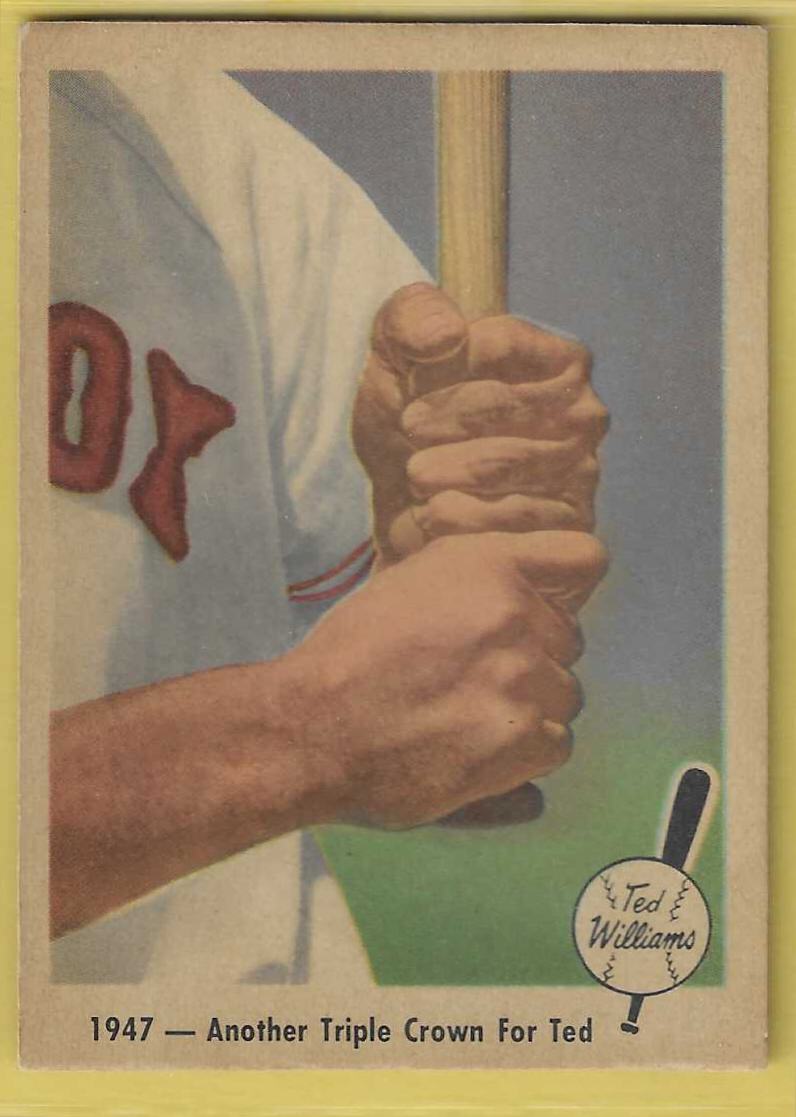 1959 Fleer Ted Williams 1947 - Another Triple Crown for Ted #33 EX (#2)