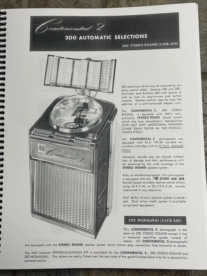 *NUEVO* 372 PÁGINAS AMi CONTINENTAL 2 MASTER MANUAL DE SERVICIO! Foto 3 de 4