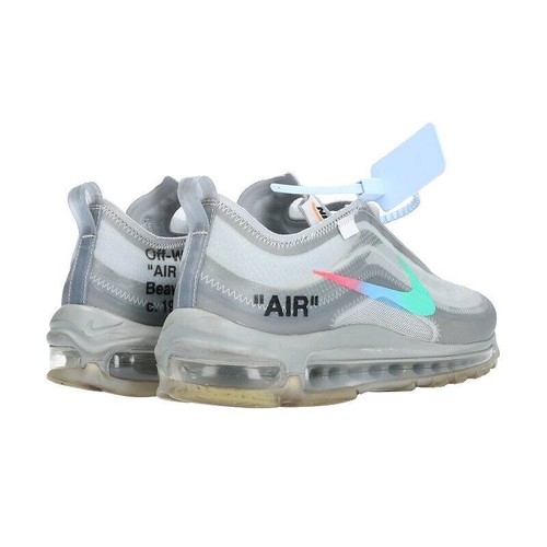 Men US 8.5 NIKE OFF-WHITE AIR MAX 97 MENTA AJ4585-101 769905 | eBay