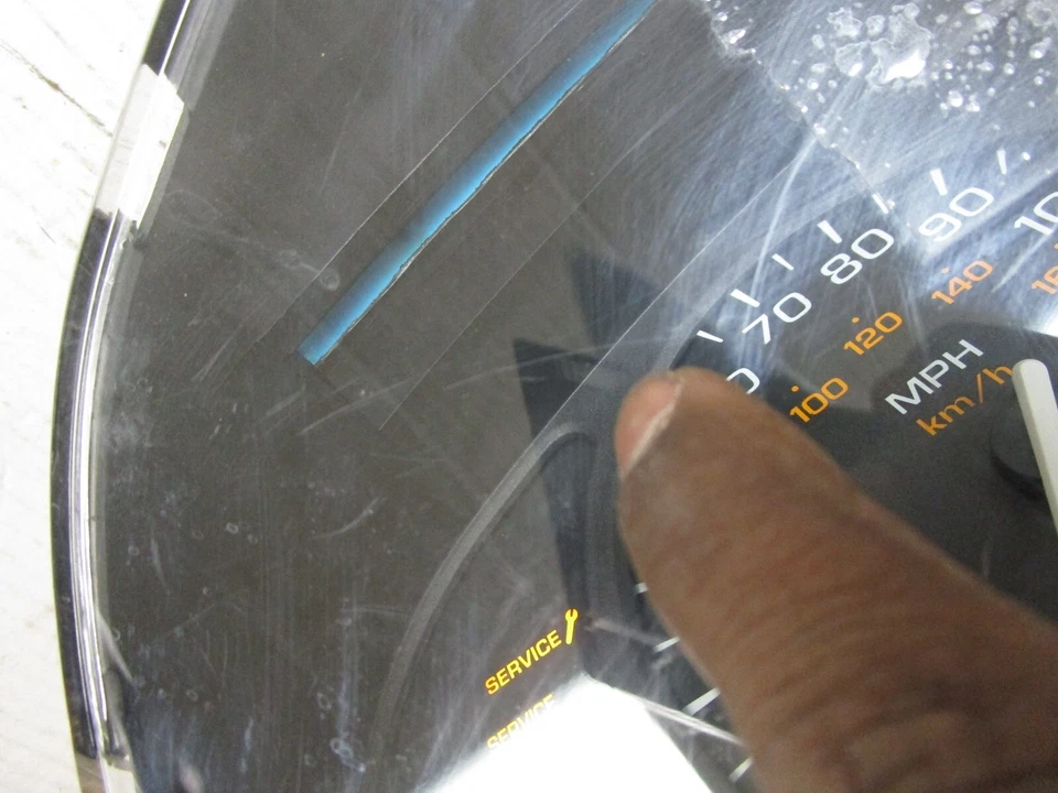 00 01 Saturn SC1 conjunto de instrumentos velocímetro 167K milhas 2000 2001 21025091 - Imagem 4 de 4