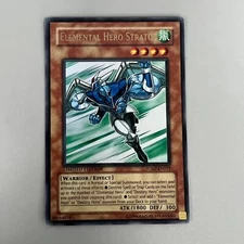ELEMENTAL HERO STRATOS CARD YU-GI-OH YUGIOH TRADING CARD GAME LIMITED EDITION
