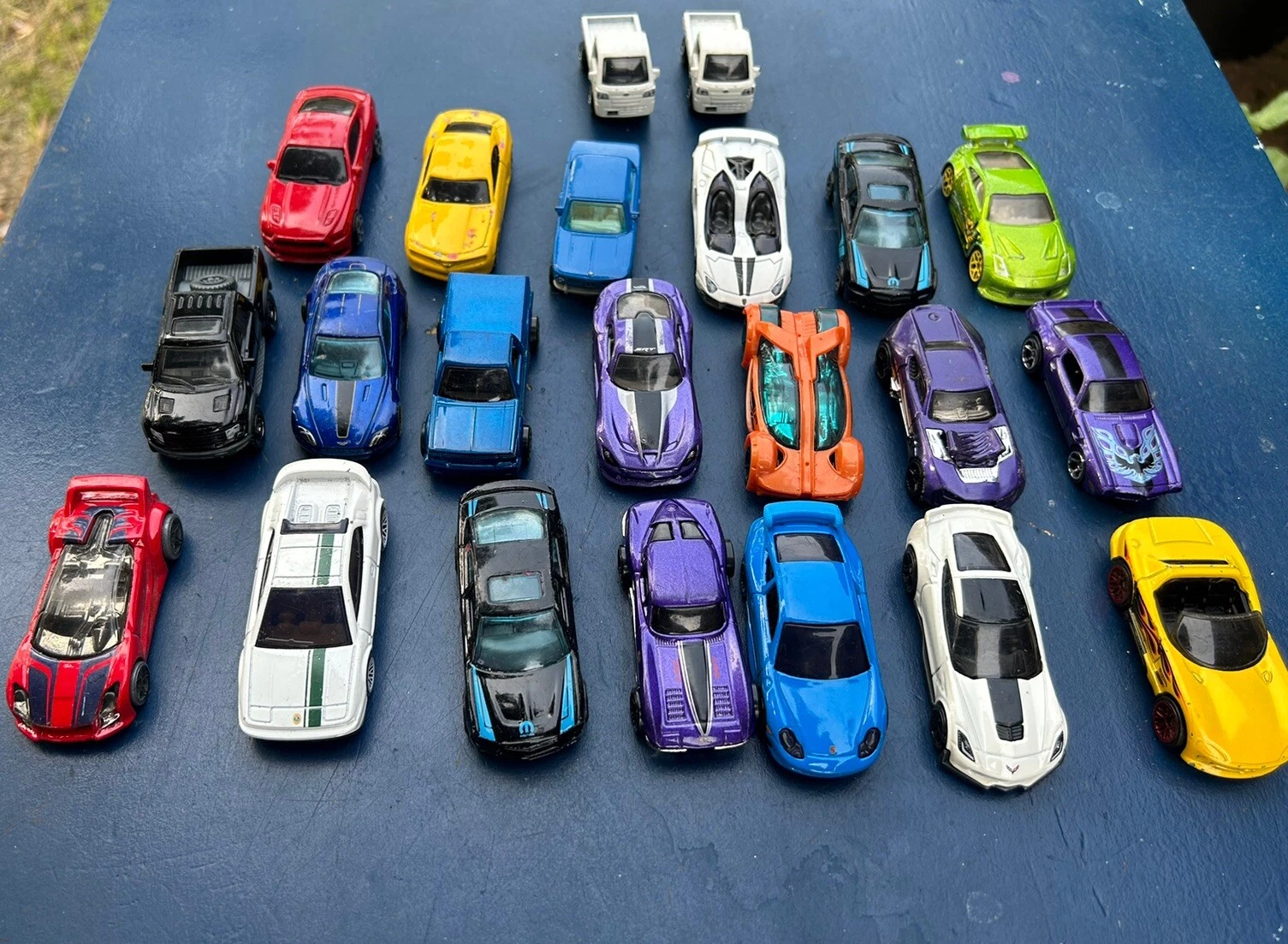  lote hot wheels metal fundido veículos de brinquedo usado 