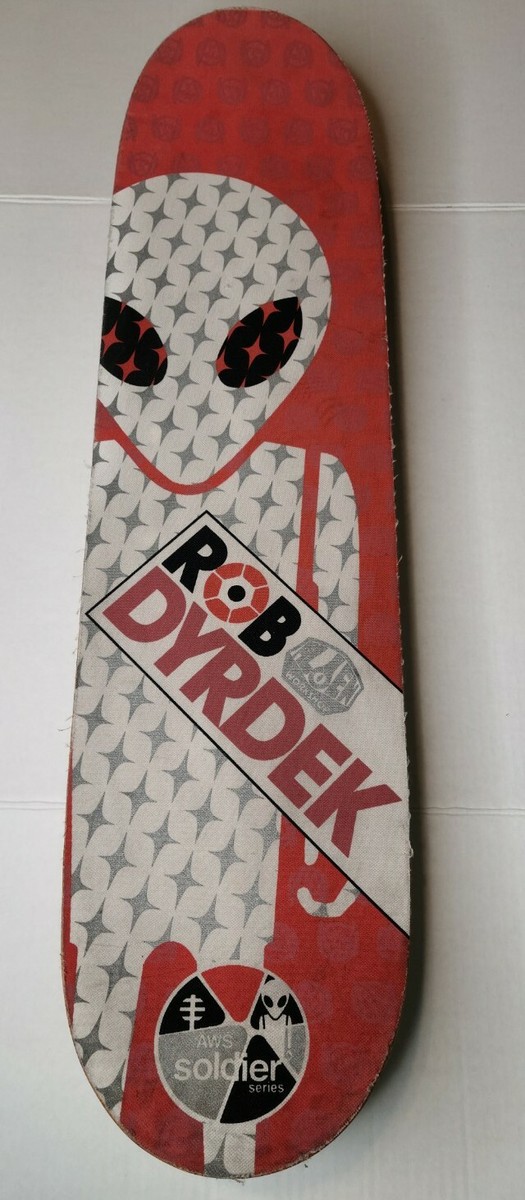 Rob Dyrdek Alien Workshop AWS Soldier Series Slides Skateboard