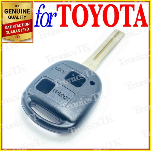 Para Toyota Remote Key Carcasa, Estuche, Landcruiser, Prado Blanco Dos Botones - TOY48 - Imagen 3 de 5