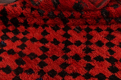 Vegetable Dye Authentic Moroccan Oriental Area Rug Hand-knotted Plush Wool 7'x9' - Picture 15 of 19