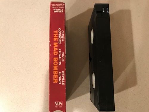 The Mad Bomber (VHS, 1985) Vince Edwards, Chuck Connors, Neville Brand - Picture 3 of 3