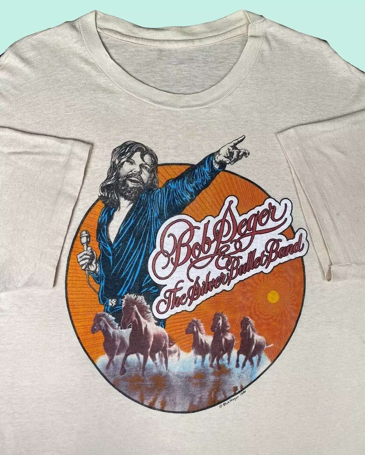 The Silver Bullet Band Bob Seger T-Shirt White Unisex S-234XL BL705