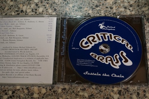 CRITICAL BRASS - Sustain the Chain (CD 2005 New Orleans) - Picture 2 of 3