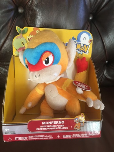POKEMON 11" MONFERNO TALKING PLUSH 2007 NEW - 第 1/7 張圖片