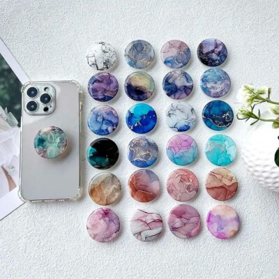 AUSVERKAUF Phone Socket - Handyhalter Socket ABS + Resin - Marmor Optik