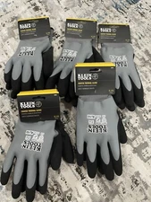 5X Klein Tools 60389 Coated Thermal Dipped Gloves, XL Extra Large(10)