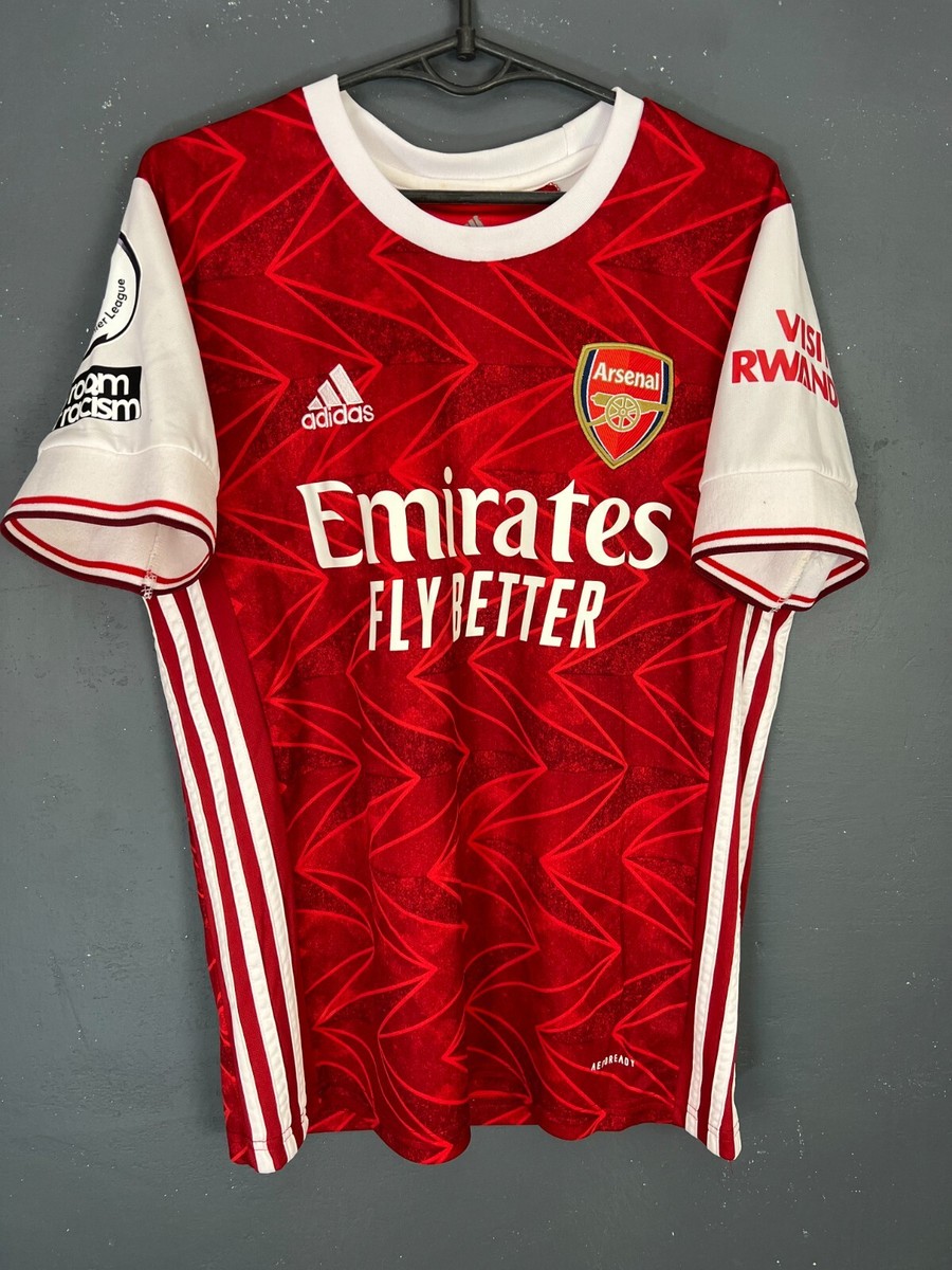 MEN'S FC ARSENAL 2020/2021 AUBAMEYANG #14 SOCCER FOOTBALL SHIRT