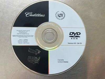 DCI☆DVD☆2005 2004 2005 2006 2007 CADILLAC CTS NAVIGATION DVD 1038936