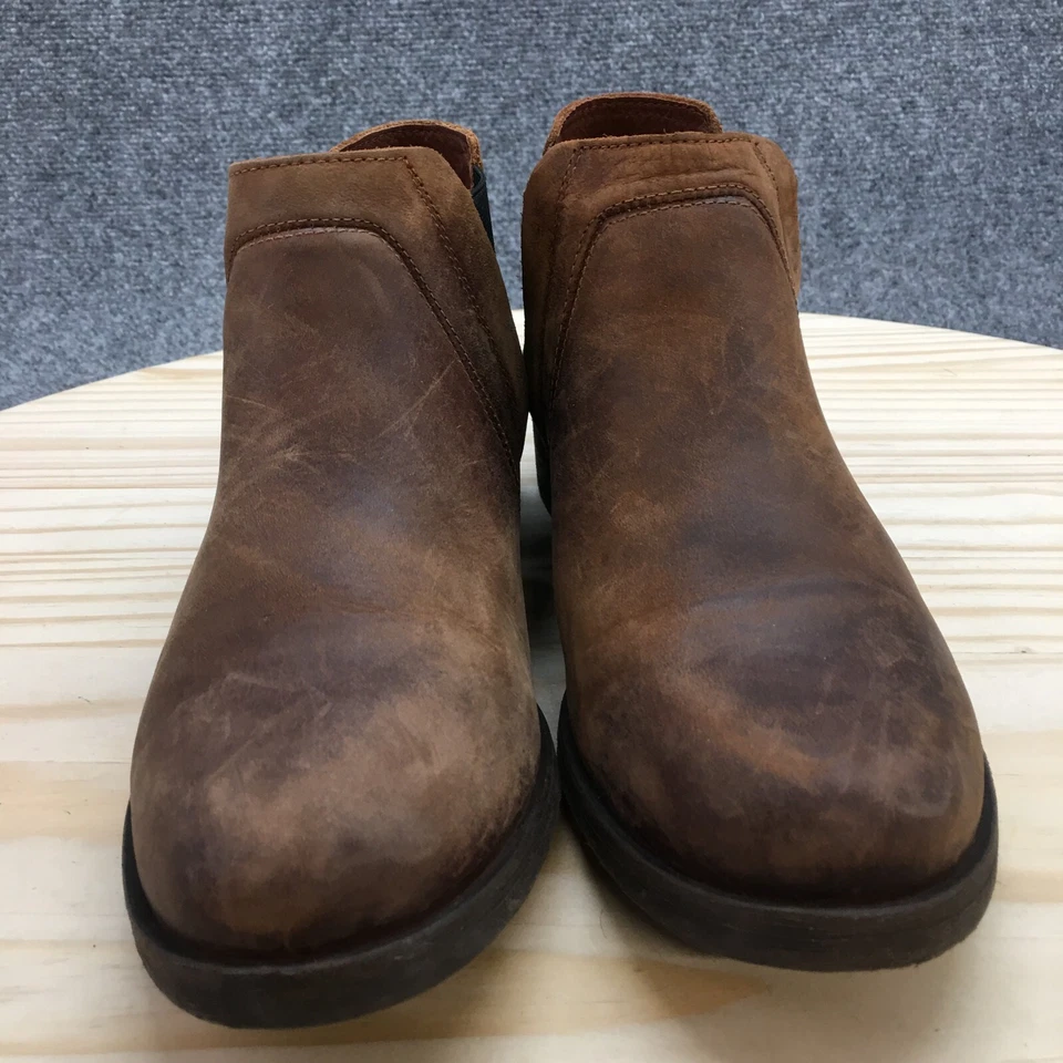 Clarks Boots Womens 8M Demi 2 Beat Snake Combi Booties Brown Leather 26152058 - Image 4 of 4