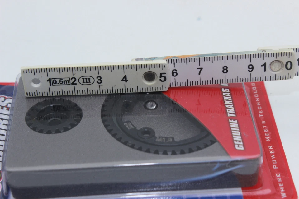 Traxxas TRX 6450 Hauptzahnrad 50Zähne Stahl breit + 20Zähne Ritzel 1.0 Pitch NEU - Bild 4 von 4