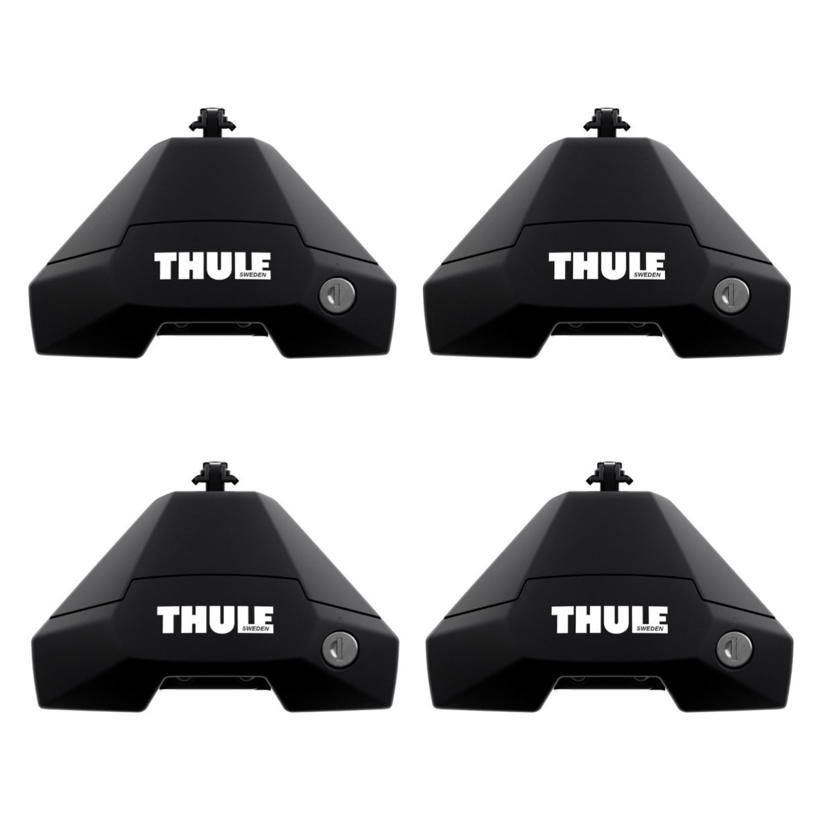 Thule 7105 Evo Clamp Roof Bar Feet x4 Cars with in Door Fitting