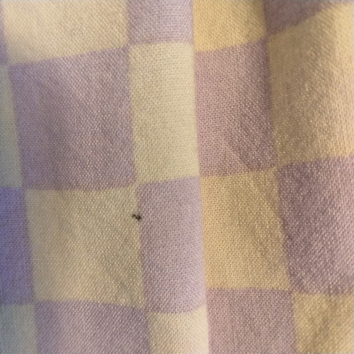 Cat & Jack Lavender & Cream Checkered Dress M7/8 Soft Elastic Waist & Necklin - Picture 9 of 9