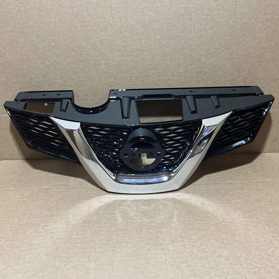 NUEVO para conjunto de parrilla superior parachoques delantero Nissan Rogue 2014-2016 Foto 4 de 4