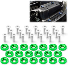 20pcs Aluminum Fender Bumper Washer Bolt Kit M6x15mm Anodized Engine Bay