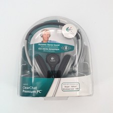 Logitech ClearChat Premium PC Headset Noise Canceling BRAND NEW