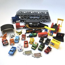 Vintage MICRO MACHINES Lot of 30 Pieces: Vehicles Playset Parts - Cars Trains