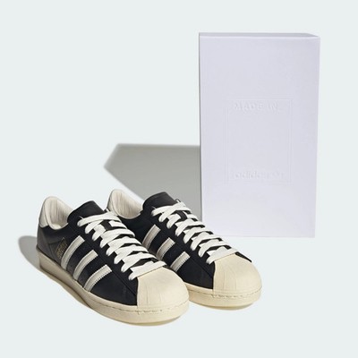 Size 9 - adidas Superstar Vintage Made in Germany Black White for