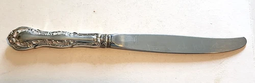 WALLACE IRVING STERLING SILVER HANDLE DINNER KNIFE