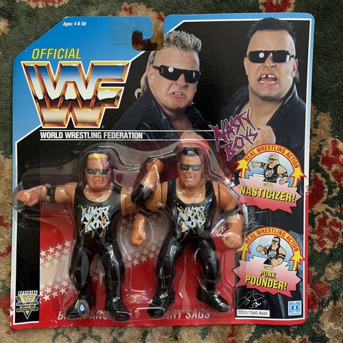 1991 WWF Nasty Boys Hasbro Tag Team Brian Knobbs A...