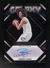 2022 Panini Obsidian Galaxy Ink Electric Etch Purple /75 Robin Lopez Auto 0vs5