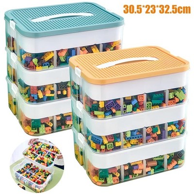 Kunststoff Lego Aufbewahrungsbox Kinder Puzzle Baustein Lego Container Cl
