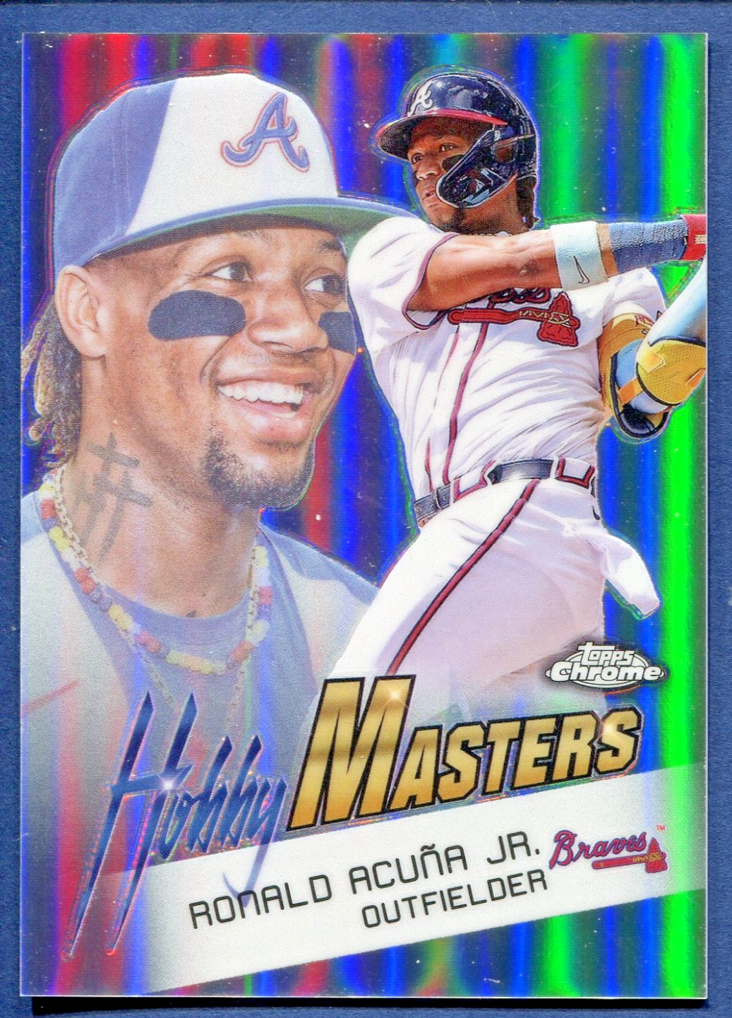 2025 Topps Chrome Ronald Acuna Jr. Hobby Masters Insert #HM-1 SSP