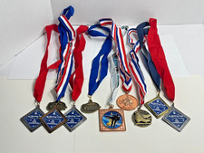 Lot of 10 Figure Skating Medals 2000s-2010s Many Different Events and Places