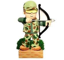Hobbies Activities ARCHERY HUNTER CAMO Personalized Christmas Tree Ornament