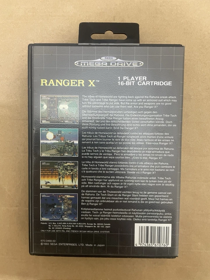 Sega Mega Drive Ranger X CIB-VGC-MINT- Boxed Pal Version Fast Despatch Next Day - Image 3 of 4