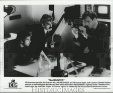 1986 Press Photo William Petersen and Dennis Farina star in "Manhunter."