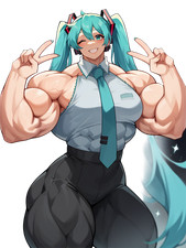 Hatsune Miku Vinyl Car Decal Sticker 7" Weatherproof