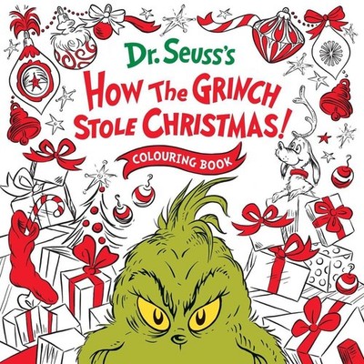 How the Grinch Stole Christmas! Colouring Book by Dr. Seuss (English) Paperback