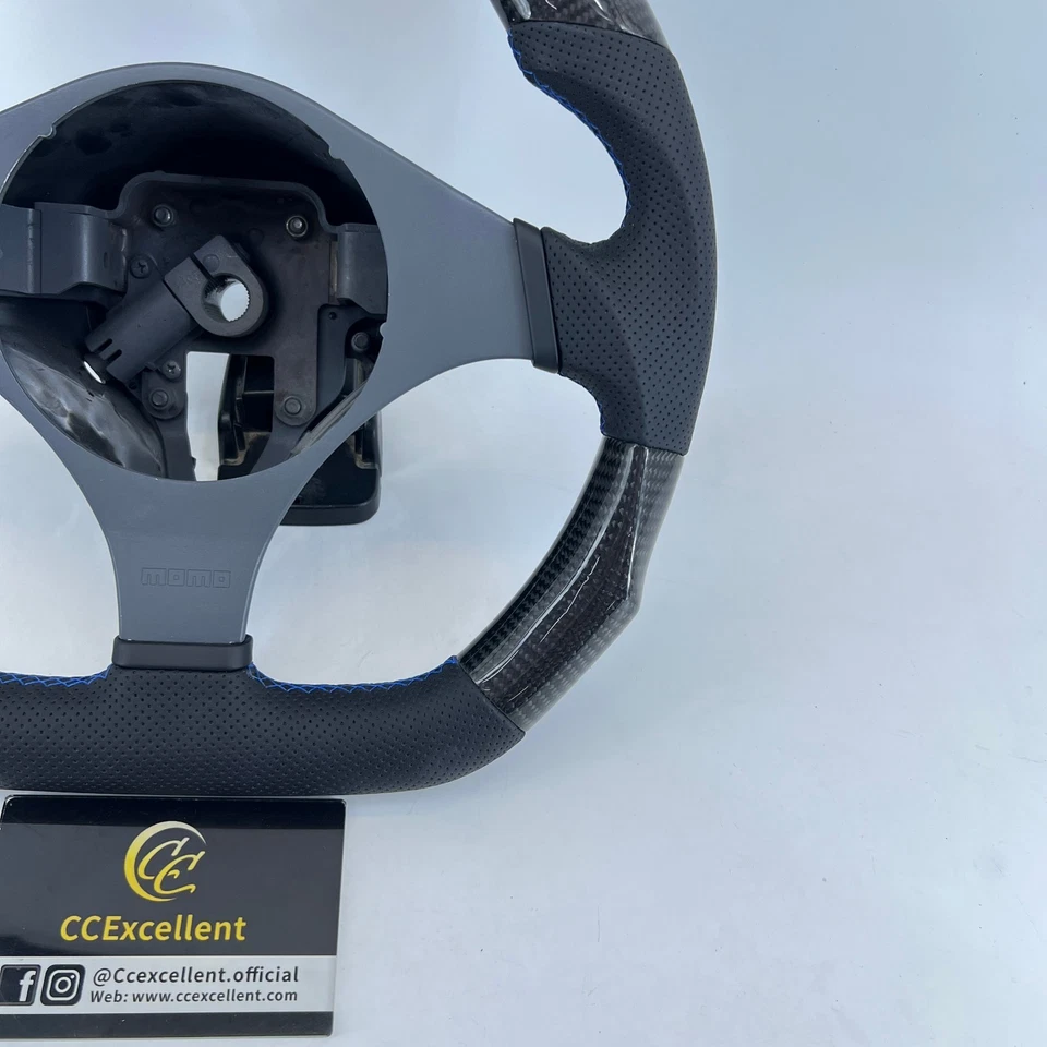 For mitsubishi Evo7 Evo8 Evo9 2002-2007 real carbon fiber steering wheel - Изображение 3 из 4