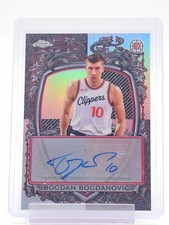 BOGDAN BOGDANOVIC 2025-26 TOPPS CHROME SIGNATURE STYLE REFRACTOR AUTO Q4407