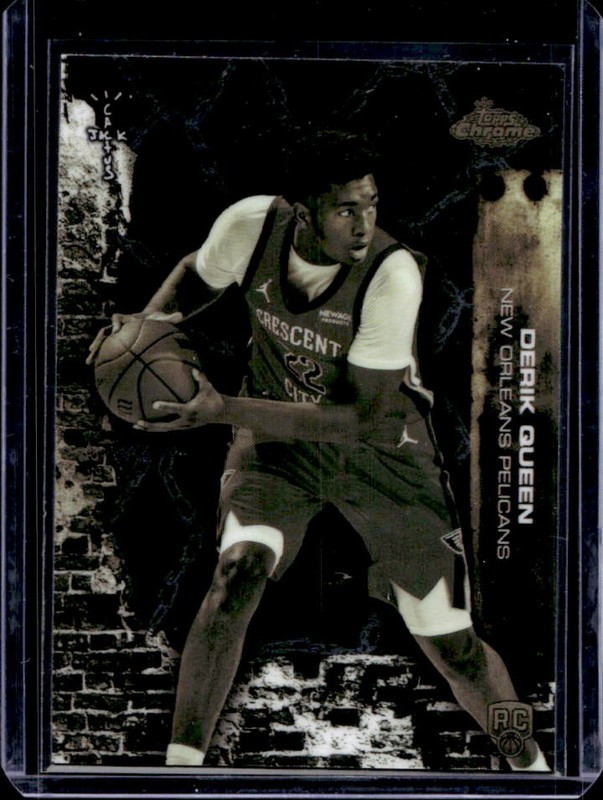 2025-26 Topps Chrome x Cactus Jack Derik Queen RC Rookie #73 Pelicans