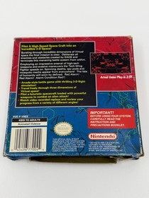 Red Alarm Nintendo Virtual Boy 1995 CIB Complete Box Manual Tested!